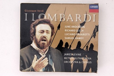 Giuseppe Verdi I Lombardi Luciano Pavarotti James Levine 2 CD Set London Opera
