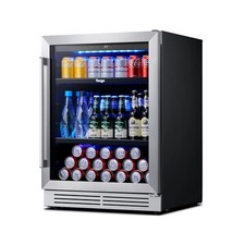 Yeego 24 Inch Beverage Refrigerator 180 Can Built-In Under Counter Drink
