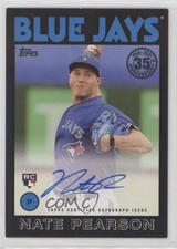 2021 Topps 1986 Topps Baseball Black 193/199 Nate Pearson #86A-NP Auto 0g6d