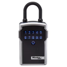 Master Lock Key Portable Lock Box Safe Code, Bluetooth, 5440EC New