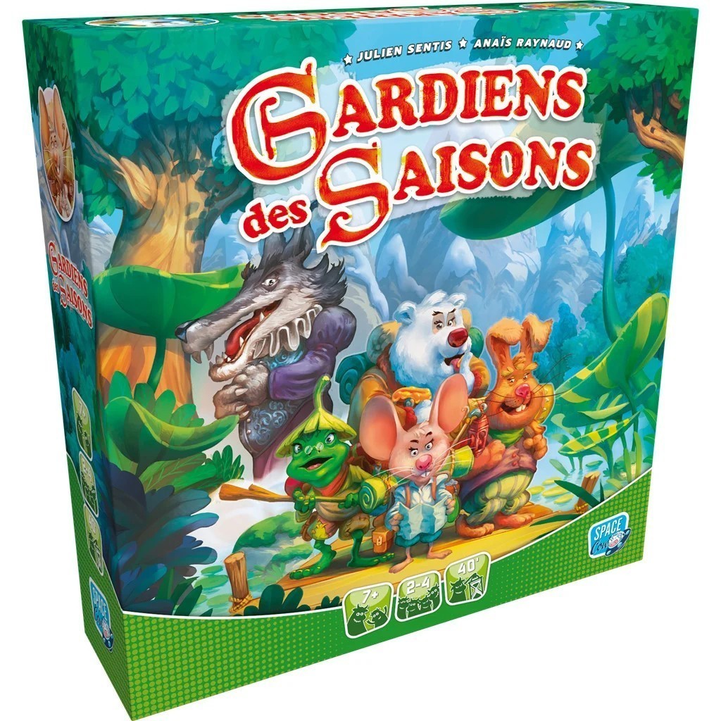 Gardiens des Saisons jeu de société haut de gamme avec pions en bois noble