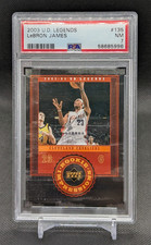 LEBRON JAMES 2003-04 Upper Deck Legends Rookie RC #/999 Cavs PSA 7 LOOKS NICER!