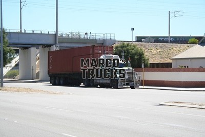 LKW Foto Kenworth T904 Container-Sattelauflieger Australien grün #g6uj