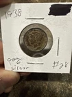 1938 Silver Mercury Dime