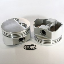 Dss Piston Set 8720-4060 E-series 4.060 In. Flat Top 5.090 In. Rod For 302 Sbf