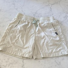Abercrombie Kids Boys Swim Trunks Size 7 Tan Elastic Waist Summer Beach