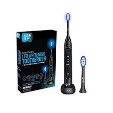 Sonic Rechargeable LED Whitening Toothbrush with Blue and Red Light Technology