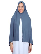 Non See Through Instant Jersey Cotton Hijab Scarf For Women Muslim Head Wrap