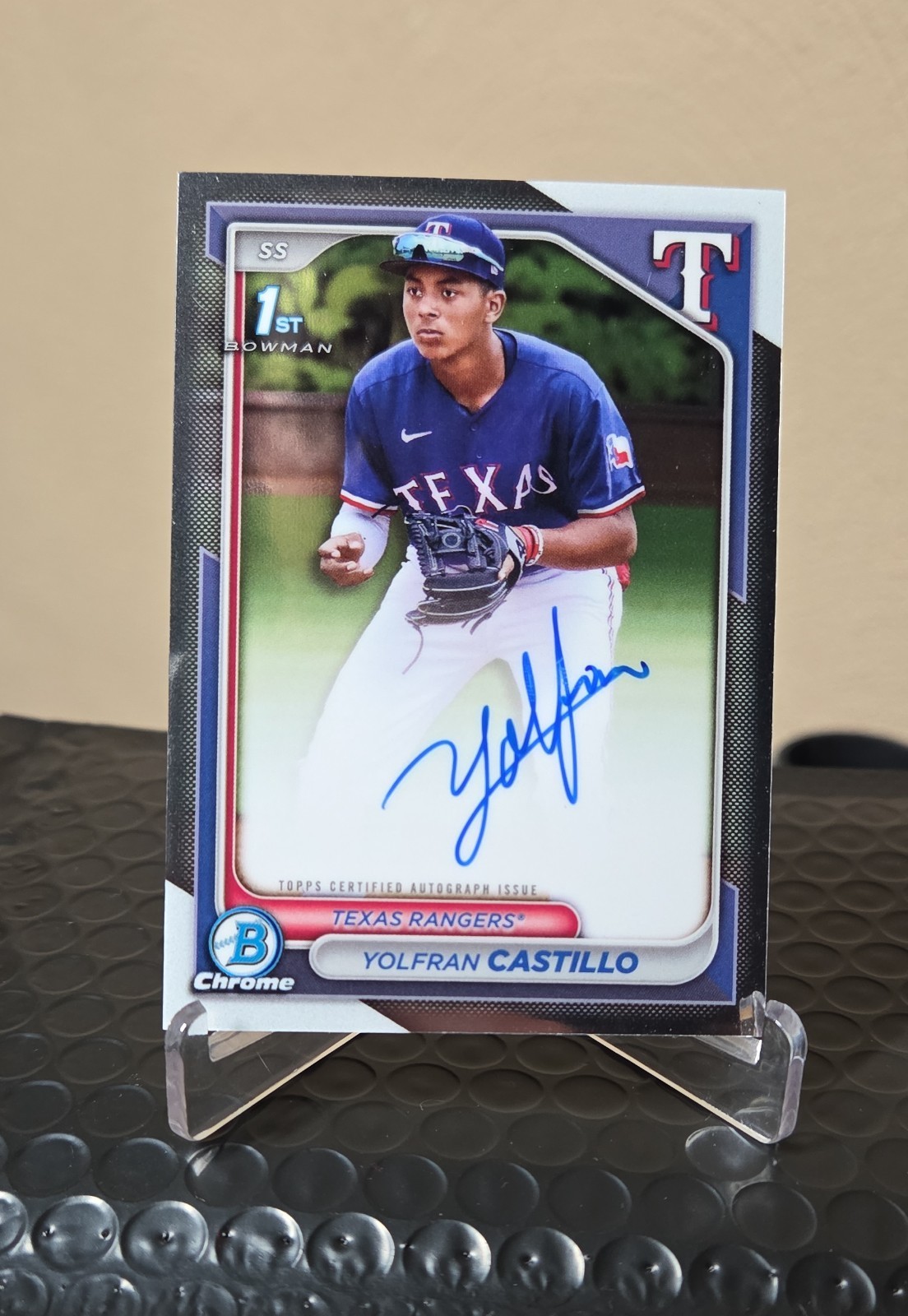 2024 Bowman Chrome - Prospect Autographs Yolfran Castillo #CPA-YC (AU, RC)