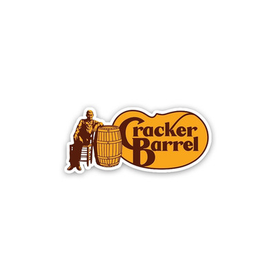 Cracker Barrel Sticker 4 Inch Vinyl Decal High Resolution Print Waterproof
