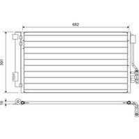 Valeo 817842 Kondensator Klimaanlage FüR Mercedes Benz Viano Vito Mixto W639