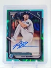 RYAN SLOAN 2024 BOWMAN CHROME DRAFT 1ST AQUA LAVA REFRACTOR AUTO /199 Q3562