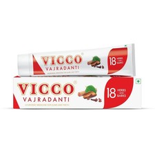 3X Vicco Vajradanti Toothpaste Ayurvedic Herbal Toothpaste 100 Gram