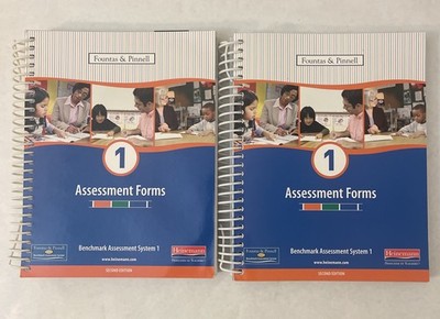 LOT OF 2 FOUNTAS & PINNELL BENCHMARK ASSESSMENT SYSTEM 1 / ASSESSMENT FORMS /