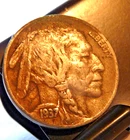 1937 S Buffalo Nickel United States Five Cent Coin Circulated