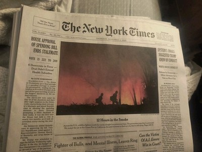 The New York Times Thursday November 13 2025 Complete Print Newspaper (NEW)
