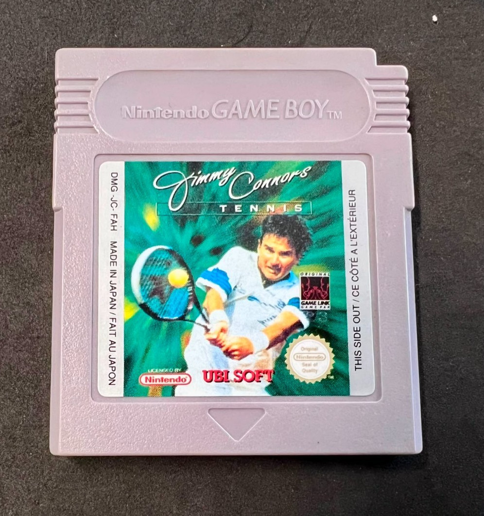 Jimmy Connors Tennis - Nintendo Game Boy (Authentic, Tested)