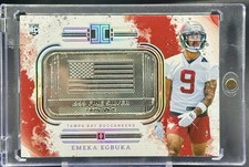 2025 Panini Immaculate Emeka Egbuka Rookie Silver Bar /35 Buccaneers  USA Flag