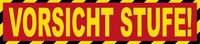 Blechschild 10X46 Cm Vorsicht Stufe Deko Geschenk Schild