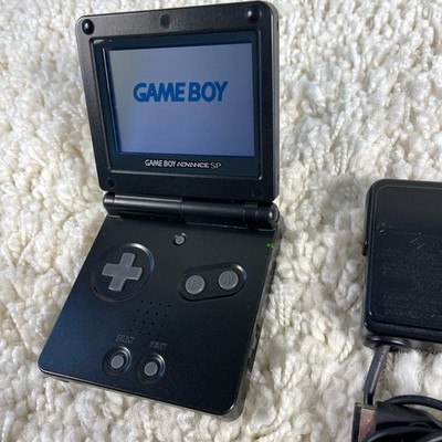 Nintendo Gameboy Advance GBA SP Onyx Black Handheld System Console