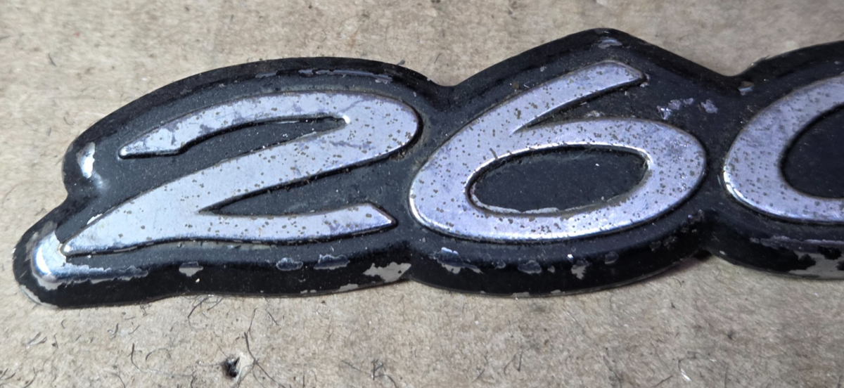 DATSUN 260Z CIRCA '73 REAR EMBLEM 98814 N3100 (6344} | eBay
