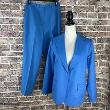 Pendleton Women's Wool Suit Blazer 12 Pants 10 Two Piece Set Career Workwear