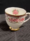 Vintage Demitasse Roslyn Buckingham Pattern Cup & Saucer Gold Trim Bone China — photo 10