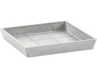 Blumentopf Untersetzer Ecopots Rotterdam Kunststoff 38,5 X 38,5 X 3,4 Cm Grauwei