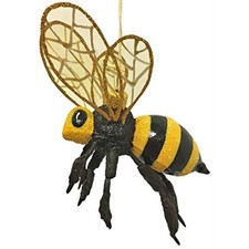 Flying Bumble Bee Polish Glass Christmas Tree Ornament New Decoration