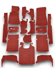 Schlinge Teppichsatz Teppich für Mercedes W126 SE Absatzschoner D.rot Schlinge Teppichsatz Teppich für Mercedes W126 SE Absatzschoner D.rot