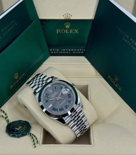 Unworn Rolex Datejust 41mm, Steel, Wimbledon, Slate, Jubilee, 126300, dated 2026 3