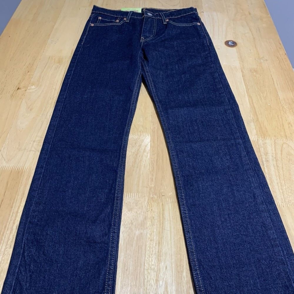 Levi's Men's 513 Slim Straight Jeans W28X30L Blue Flex thumbnail 3