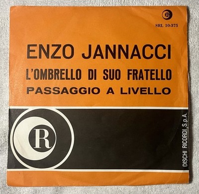 Enzo Jannacci 45 Runden Der Regenschirm seines Bruders / Bahnübergang