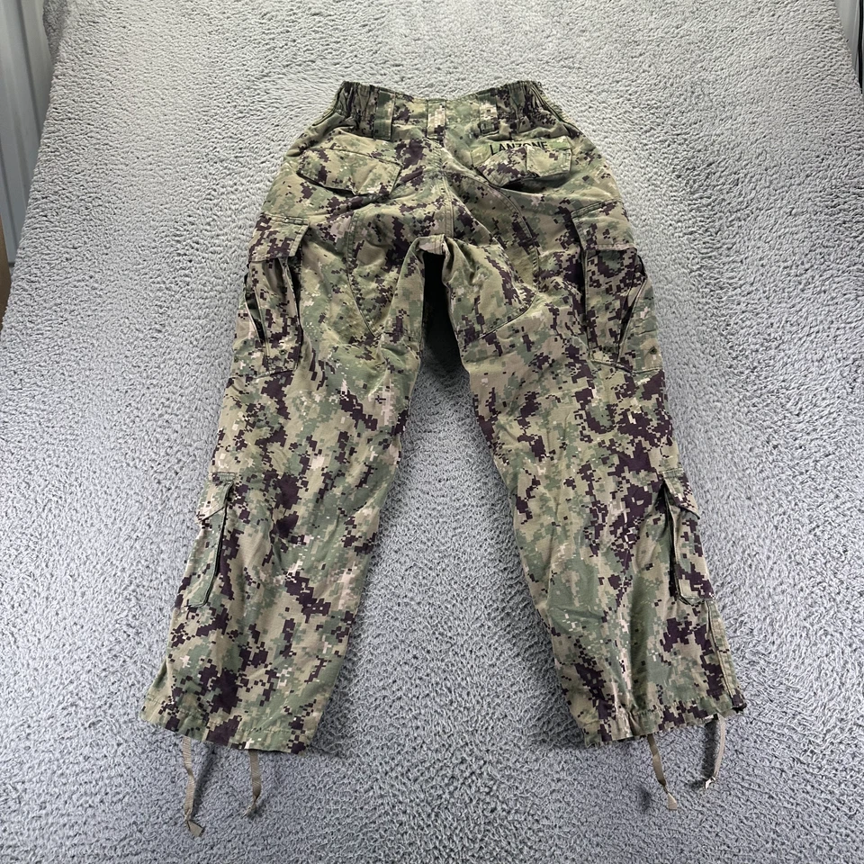 Pantalón Militar de EE. UU. Para Hombres S Verde Algodón Carga Camuflaje Ejército Combate Uniforme Ropa de Trabajo Foto 4 de 4