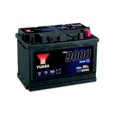 YUASA Car Battery YBX9096 12V 70Ah 760A L3 DIN T1 Fits Ferrari Portofino 3.9