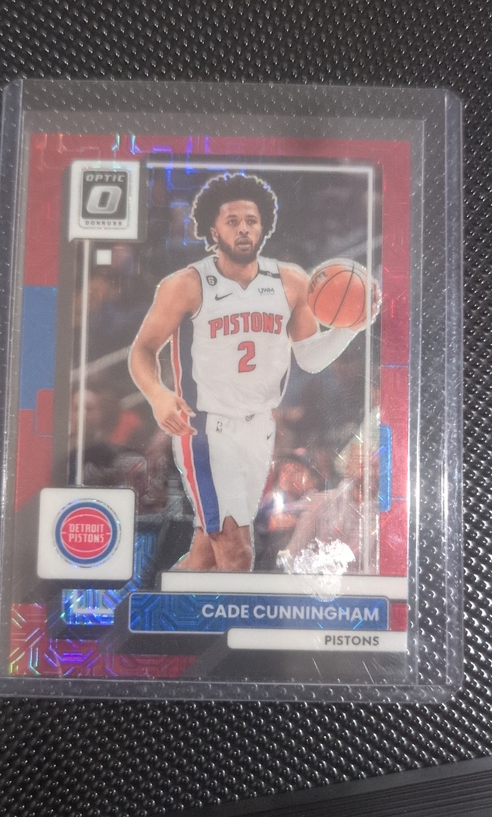 2022-23 Panini Donruss Optic - Cade Cunningham #92 Choice Red Prizm /88