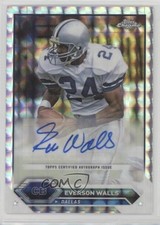 2023 Composite Topps Chrome Geometric Refractor Everson Walls #TCA-EW Auto 1cc7