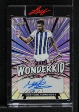 2022 Leaf Metal Wonderkid Auto 10/40 Matheus Fernandes #WK-MF1 Auto 1cc7