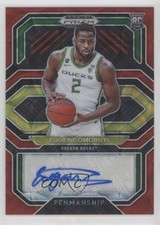 2021 Prizm Draft Picks College Penmanship Choice Red /88 Eugene Omoruyi Auto 4i1