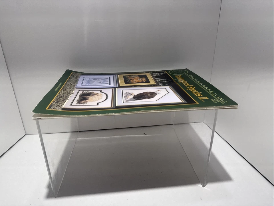 Endangered Species II Cross Stitch Book CSB74 Eagle Bear Wolf Lion Otter Leopard - Image 3 of 3