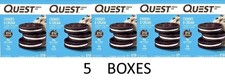 QUEST Cookies  Cream Protein Bars - 4 Bars in a Box - 5 BOXES
