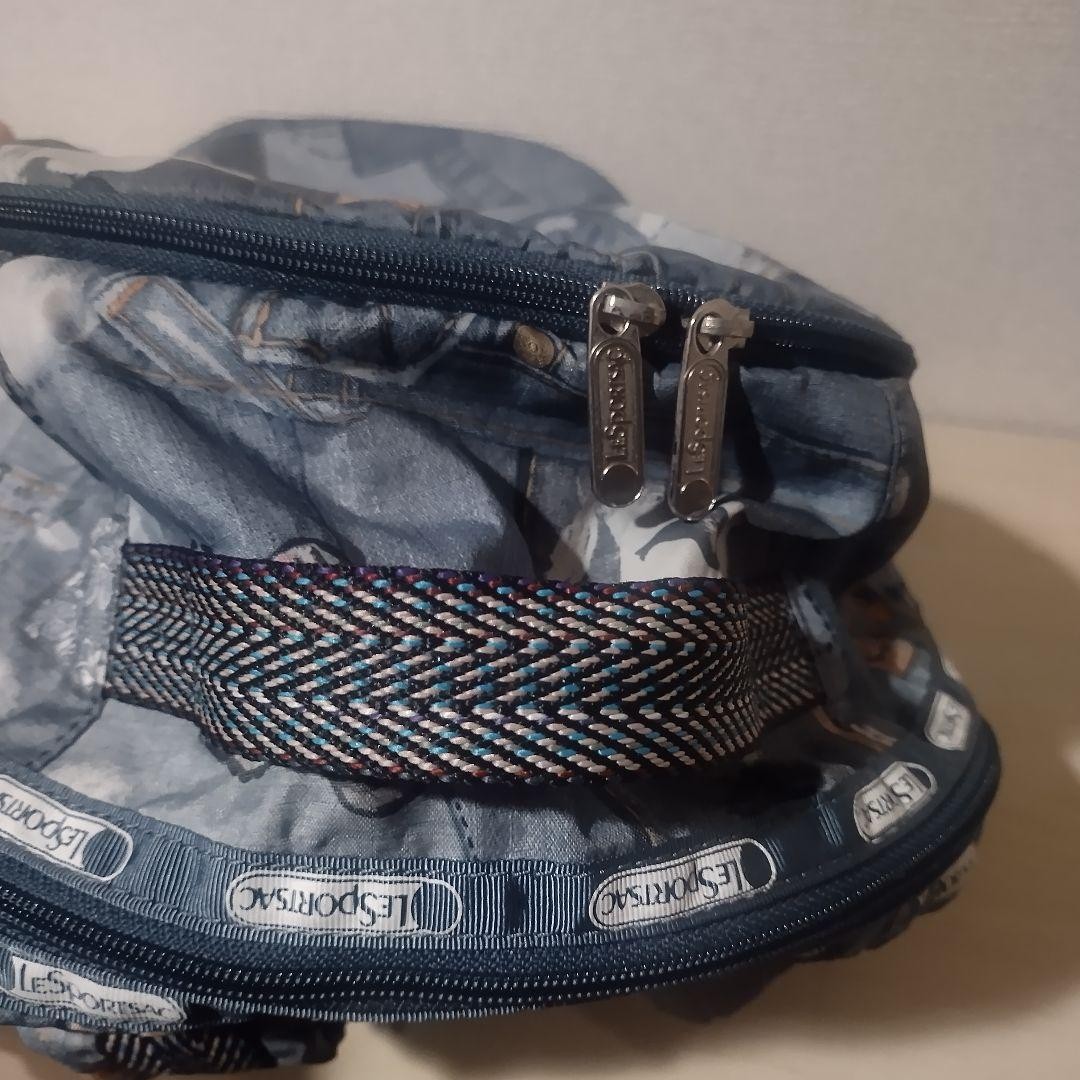 LeSportsac denim style patchwork pattern all over… - image 7