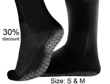 Diving socks Neoprene 3 mm, double-lined neoprene, no sole, brand new.