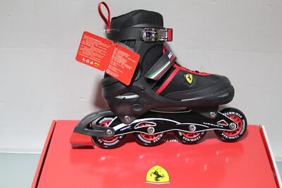Mesuca Inline Skates für Erwachseneund Kinder Ferrari Skates  38-41 SCHWARZ