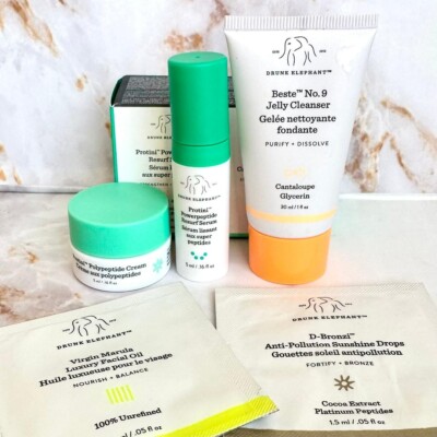 Drunk Elephant Protini Polypeptide Cream/Serum Beste No 9 Jelly Cleanser D-Bronz