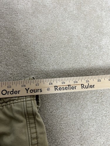 Hollister Shorts Mens 32 Beige Cargo Chino Khaki Cotton Pockets Casual - Picture 5 of 15