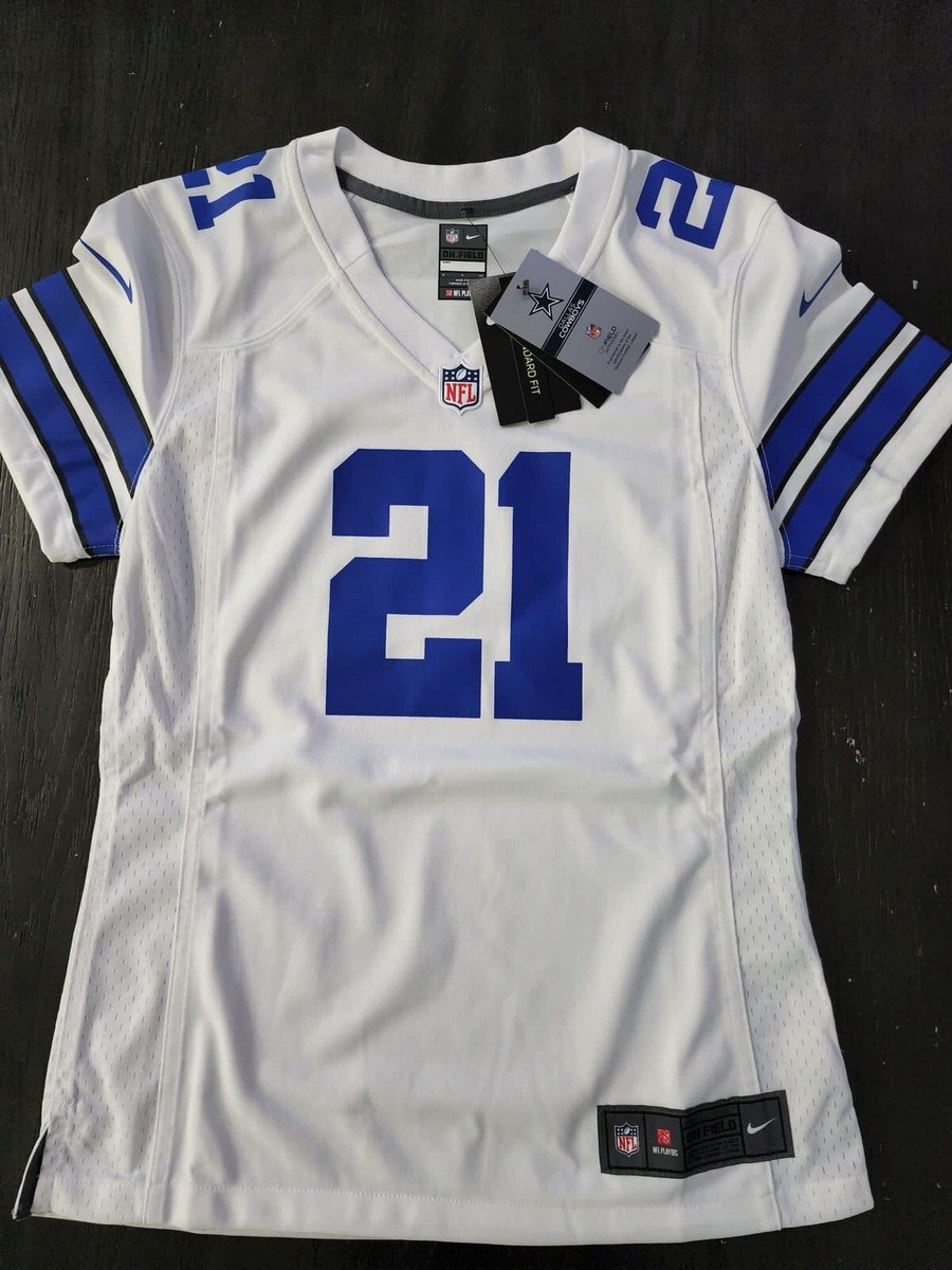 New Women's Dallas Cowboys Ezekiel Elliott #21 Nike Game Jersey