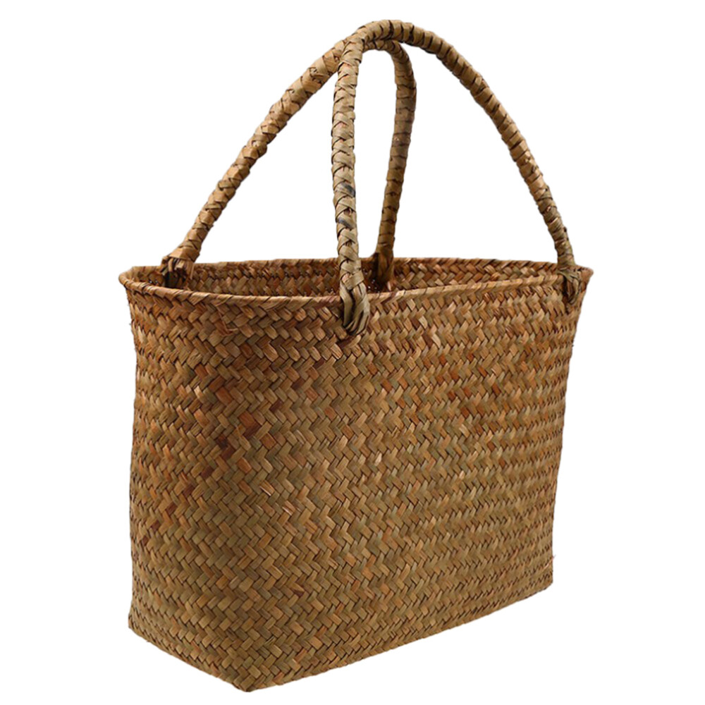 Hanging Wicker Planter Basket Natural Woven Gift for Plants  