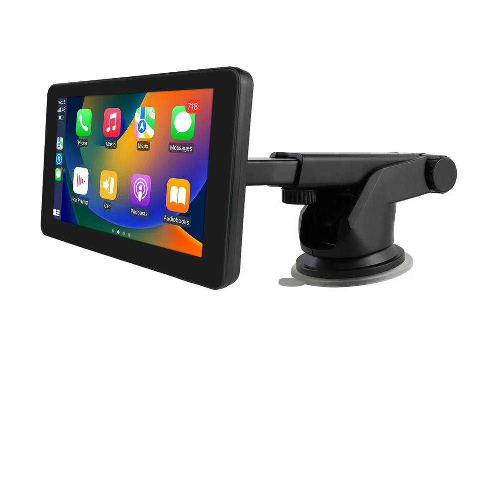 7" touch screen 2K portable car wireless Apple CarPlay Android car radio BT FM - Image 3 of 4