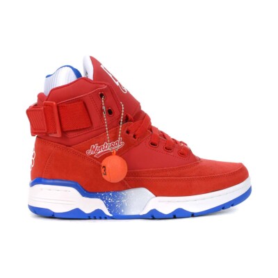 Patrick Ewing 33 HI Montreal Red/Blue/White Basketball Shoes  display picture 1